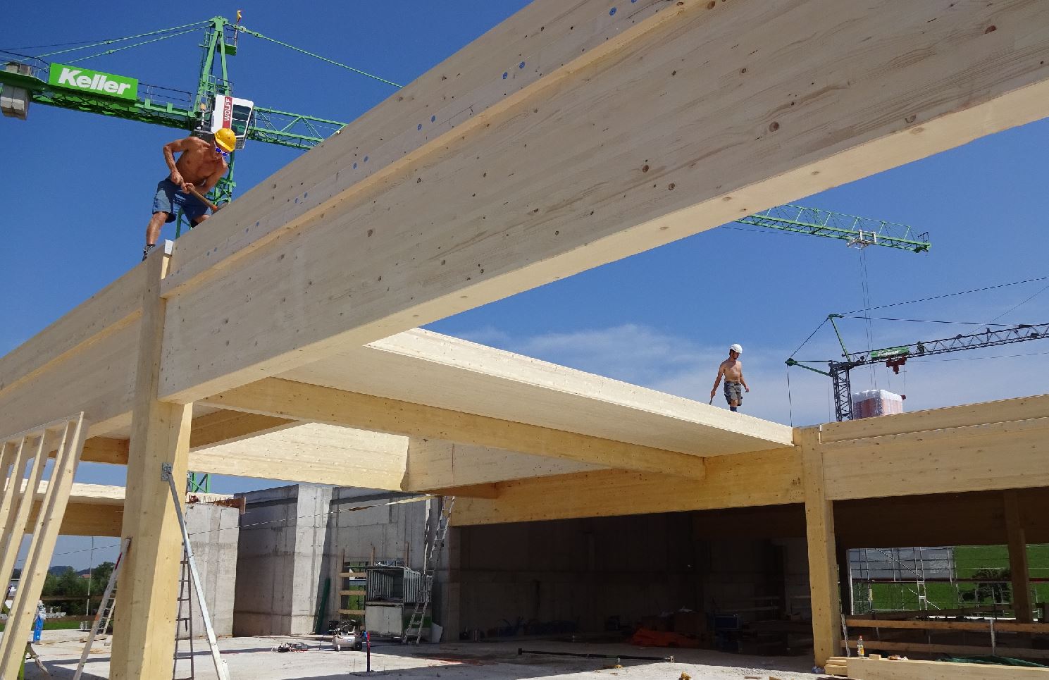 Obergeschoss Holzbau